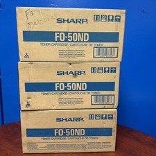 Lot Of 3 Genuine Sharp FO-50ND Toner Cartridge Sealed OEM (3824C12) picture