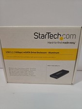 StarTech M.2 NGFF SATA Enclosure USB 3.1 (10Gbps) with USB-C Cable Open Box picture