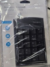 Targus Numberic Keypad With USB 2.0 Hub Brand New PAUK10U Mini picture