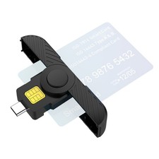 Foldable DOD Type C Common Access CAC Smart SIM Card/IC Bank Chip Card Reader picture