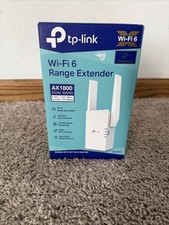 TP-LINK RE605X AX1800 Wi-Fi 6 Dual-Band Range Extender, 1-Port Ethernet picture