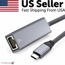 USB-C 3.1 Gigabit Ethernet LAN RJ45 1000Mbps Network Adapter for PC Mac Android picture