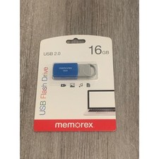 Memorex 16GB Flash Drive USB 2.0 - Blue picture