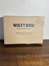 New WattBox WB-150-IPW-1B-2 Wi-Fi Smart 2-Outlets IP Power Strip picture