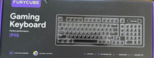 FURYCUBE IP98 Mechanical-feel Office/Gaming Keyboard Color Gradient Grey picture