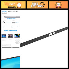 Magnetic Webcam Cover for Laptop - Slim 0.01-Inch Profile, Privacy Control Acces picture