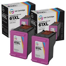 LD Reman Replacement for HP 61 CH562WN Color Ink Cartridge, 2-Pack picture