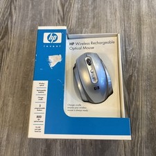 New 2005 HP Wireless Optical Ergo Mouse with USB receiver PP034AA#ABA picture