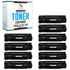 Black CMYi Toner Cartridge Combo Pack Lot fits for Canon 137 picture
