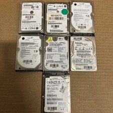 LOT OF 7x 80GB SATA 2.5 Laptop Hard Drives Major Brands picture