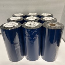 9 Rolls 6” x 1476’ Resin-Enhanced Wax 152mm x 450m Thermal Transfer Ribbon Zebra picture