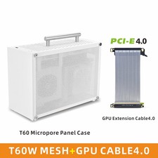METALFISH T60 Mini ITX Case 9L Black Compact Gaming Chassis SFX PSU 300mm GPU picture