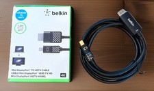 BELKIN Mini DisplayPort TO HDTV CABLE Apple MacBook HDTV 1.8M/6ft. - New in Box picture