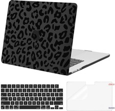 Black Hard Shell Case with Keyboard Cover & Screen Protector for MacBook Air 15