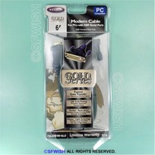 NEW Belkin F2L088-06 DB9-F DB25-M Serial Modem Cable 6FT *SEALED GOLD SERIES* picture