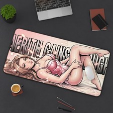 Aerith Gainsborough Desk Mat, Anime Game Mouse Pad, Elegant Desk Decor picture