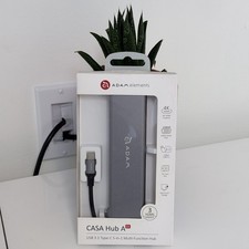 New ADAM elements CASA Hub A03 USB 3.1 Type-C 5-in-1 Multifunction Hub Gray picture