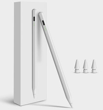 Penlike Pencil Stylus for Apple iPad USB-C Rechargeable Palm Rejection White picture
