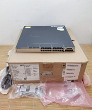 NEW Other Cisco WS-C3750X-24P-S 24x 1G RJ45 Port PoE+ Dual AC PSU C3KX-NM-10G picture