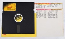 Vtg Computer Floppy Disk-Collectible, Untested, As-Is (Atari Antic Feb-Mar 90) picture