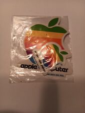 Vintage 1980s Apple Computer Stickers, Decals, Rainbow Macintosh Lot of 4 NOS picture