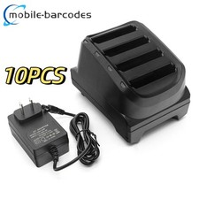 10pcs Battery Charger Cradle w/ Adapter For ZEBRA TC21 TC26 (SAC-TC2Y-4SCHG-01) picture
