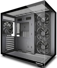 Y6 PC Case, Pre-Installed 4 Non-Led Fans, ATX Mid Tower Case, Computer Case with picture