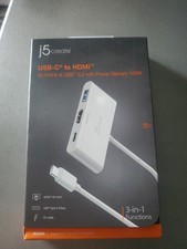 j5 Create USB-C to HDMI JCA399 (D2) with power delivery 100w NEW (e4) picture