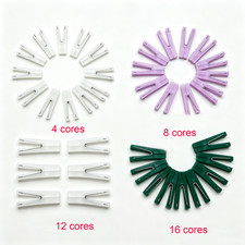 10pcs MPO Fiber Clip Cable Fixing Clamp 4/8/12/16 Core Fiber Optic Cord Position picture