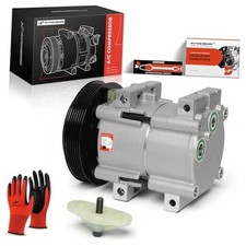 A/C Compressor with Clutch Compatible with 4.9L 7.5L 1989, Ford F-150, F-250, picture