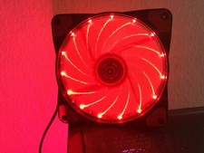 Computer Case PC RED Cooling Fan LED 120mm Cooler Quiet Fan picture