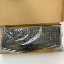 Insignia - Full-Size Wireless Ergonomic Membrane Keyboard - Black picture