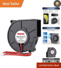 Lightweight 2-Pin 12V Turbo Fan for Amplifiers & Gaming Consoles: Silent Cooling picture