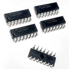 Fairchild Quad 2-Input NAND Gate IC 74ACT00PC DIP-14 Vintage (1999) NOS 5pcs picture