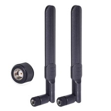 Bingfu Dual Band WiFi 2.4GHz 5GHz 5.8GHz 8dBi MIMO RP-SMA Male Antenna (2-Pac... picture