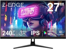 Z-EDGE 27 inch 1080P FHD 240Hz 1ms IPS Flat Panel Gaming Monitor, HDMI x2, DP x2 picture