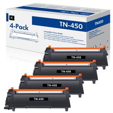 4PK TN450 Toner Cartridge for Brother HL-2270DW HL-2275DW HL2280DW TN420 picture