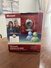 Microsoft Lifecam webcam NEW VX-6000 HD Wide Angle Lens 3x Digital Zoom picture