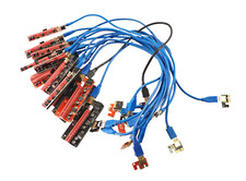 Lot of 14 PCE164P-N08 VER009S PCI-E X1 X16 Riser 6 Pin for Video Card picture