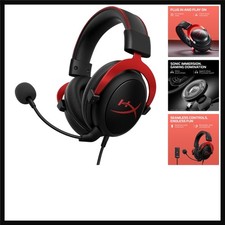 Cloud II Gaming Headset - Wired 7.1 Surround Sound, Memory Foam Comfort, Red picture