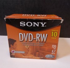 Sony (8) DVD-RW (2)DVD+R DL  New Open Box picture
