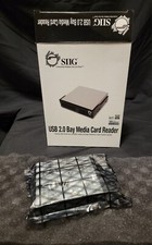 SIIG All-In-One Universal Hi-Speed USB 2.0 Card Reader W/ Cables JU-MR0112-S1 picture