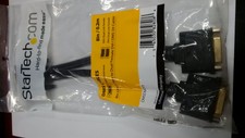 StarTech 8in LFH 59 Male to Dual Female DVI I DMS 59 Cable - Female - DMS-59 picture