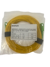 20M SC/APC to SC/APC Singlemode Fiber Optic Patch Cable picture