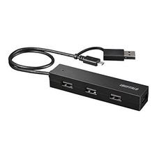 Buffalo USB 2.0 4-Port Hub for Tablets and Smartphones with Conversion Connector picture