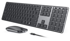 SEENDA SKM64-3 Wireless Slim Keyboard Mouse Bundle Rechargeable 1600 DPI picture