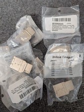 QTY 5 Monoprice 15696 Cat6A UTP Keystone Inline Coupler Jack RJ45 Shielded picture