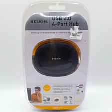 Belkin USB 2.0 4-Port Portable Hub/Splitter Box Black F5U234v1 picture