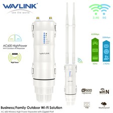 Wavlink AC600 High Power Outdoor AP 2.4G+5G WIFI Repeater Extender Booster picture