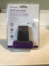 Targus World Travel Power Adapter with Dual USB Charging Ports - APK032US picture